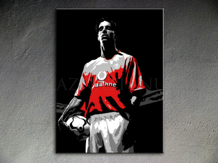 Ručne maľovaný POP Art Ruud van Nistelrooy 1 dielny 70x100cm rvn - AHD26251