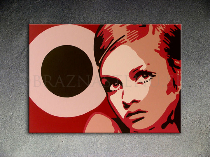 Ručne maľovaný POP Art Twigy 1 dielny 100x70cm 0001 tw - AHD26289