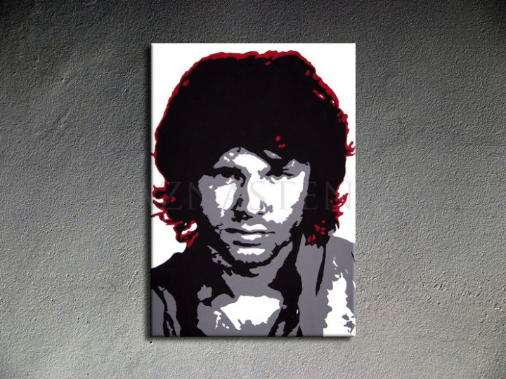 Ručne maľovaný POP Jim Morrison 1 dielny 70x100cm jm - AHD26299