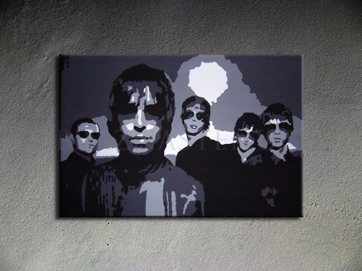 Ručne maľovaný POP Art Oasis 1 dielny 100x70cm oa - AHD26224