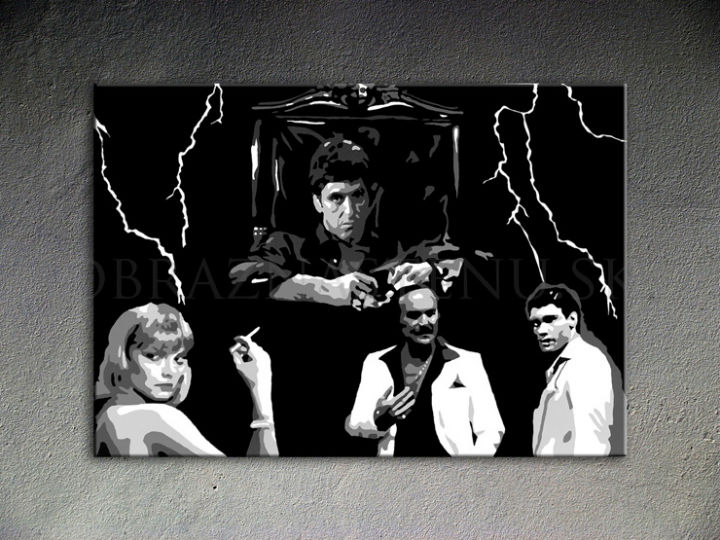 Ručne maľovaný POP Art AL PACINO 1 dielny 100x70cm al15 - AHD25987