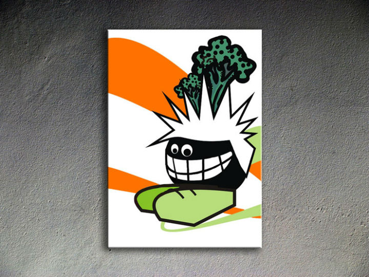 Ručne maľovaný POP Art Funny 1 dielny 70x100cm funy - AHD26108