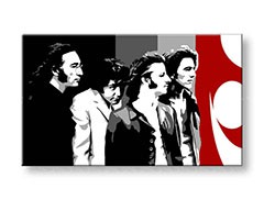 Ručne maľovaný POP Art obraz Beatles