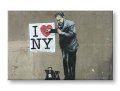 Obraz na plátne Street ART – Banksy 80x120 cm