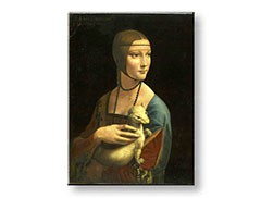 Obraz na plátne DÁMA S HRANOSTAJOM – Leonardo da Vinci
