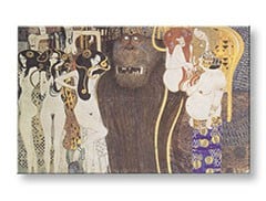 Obraz na plátne THE BEETHOVEN FRIEZE – Gustav Klimt 