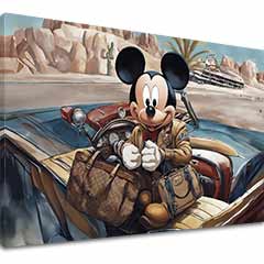 Obraz na plátne - Štýlový Mickey Mouse | rôzne rozmery