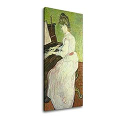 Obraz na plátne Zľava 60% Vincent van Gogh-Marguerite Gachet pri klavíri 20x40cm