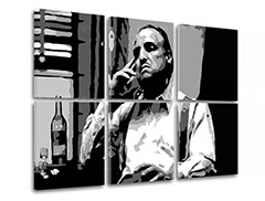 Najväčší mafiáni na plátne The Godfather - Vito Corleone s fľaškou škótskej