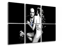 Najväčší mafiáni na plátne Sopranos - Tony Soprano s nahou ženou