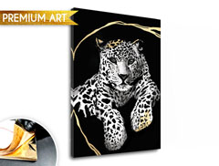Obrazy na plátne - PREMIUM ART – Oddychujúci gepard