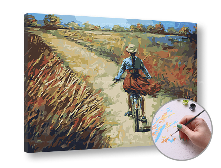 Maľovanie podľa čísel KRAJINA – stredná náročnosť 50×40 cm