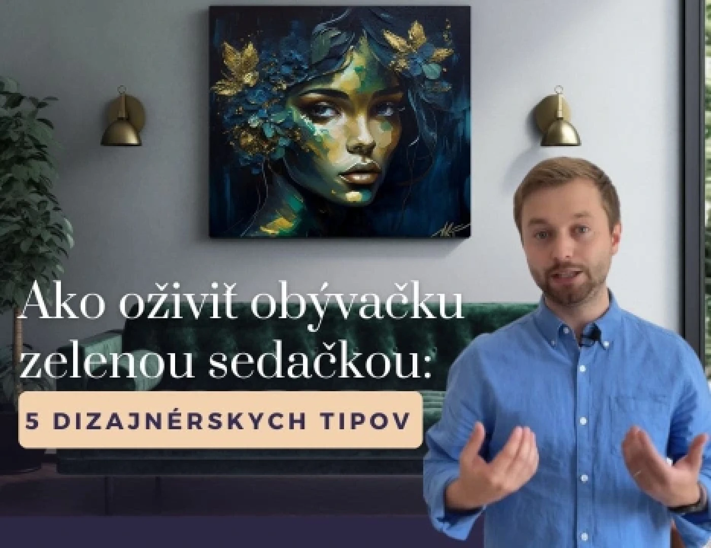 Ako oživiť obývačku zelenou sedačkou: 5 dizajnérskych tipov