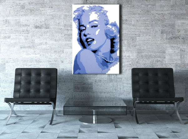 Ručne maľovaný POP Art obraz Marilyn Monroe  mon - 50x70 cm