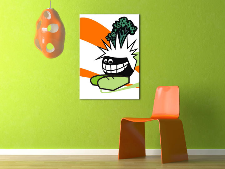 Ručne maľovaný POP Art obraz Funny