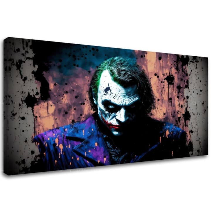 E-shop Dizajnová dekorácia na plátne Jokerova osudová hra