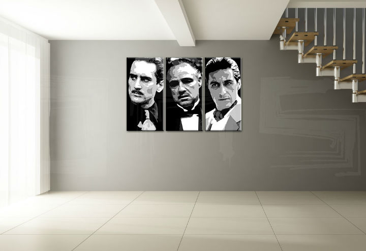 Ručne maľovaný POP Art obraz GODFATHER