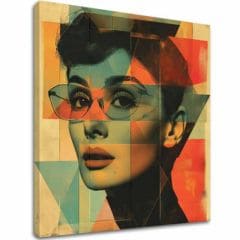 Audrey Hepburn obraz na plátne - Nezabudnuteľná krása