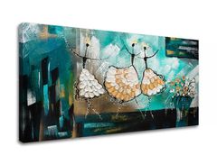 Autorská reprodukcia na plátne TANEČNICE 90x50 cm