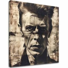 David Bowie obraz na plátne - Neľútostný pohľad
