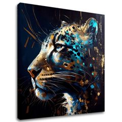 Dekoratívna maľba na plátne - PREMIUM ART - Spotted Hunter's Elegance