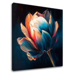 Dizajnová dekorácia na plátne Prebudenie krásy | 100x100 cm