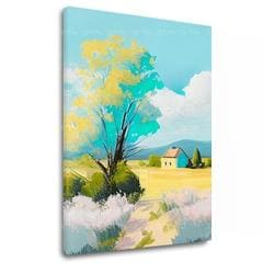 Krajinka na plátne Krajina v úplnom tichu | 100x90 cm