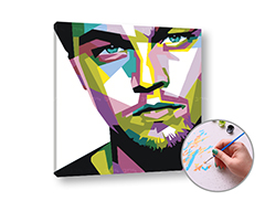 Maľovanie podľa čísel LEONARDO DICAPRIO | nízka náročnosť