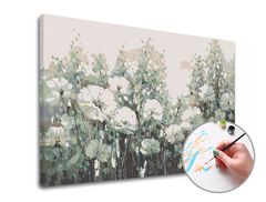 Maľovanie podľa čísel LUCKY FLOWERS | stredná náročnosť