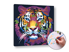 Maľovanie podľa čísel TIGER JUNGLE | nízka náročnosť