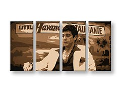 Ručne maľovaný POP Art obraz HAVANA - AL PACINO