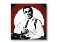 Ručne maľovaný POP Art obraz James Bond