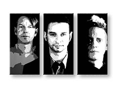 Ručne maľovaný POP Art obraz Depeche Mode