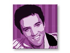 Ručne maľovaný POP Art obraz Elvis Presley
