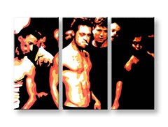 Ručne maľovaný POP Art obraz Fight Club