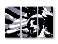 Ručne maľovaný POP Art obraz Socha Slobody 3 dielny  fs2