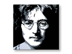 Ručne maľovaný POP Art obraz John Lennon  jl