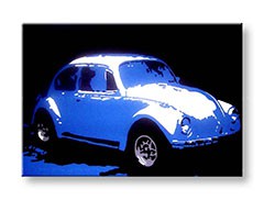 Ručne maľovaný POP Art obraz Volkswagen Beetle  k