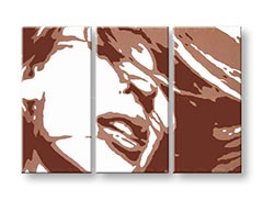 Ručne maľovaný POP Art obraz Kylie Minogue