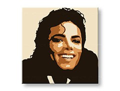 Ručne maľovaný POP Art obraz Michael Jackson