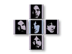 Ručne maľovaný POP Art obraz Pink Floyd 4 dielny  pf | rôzne rozmery