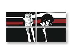 Ručne maľovaný POP Art obraz Pulp Fiction