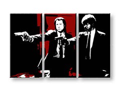 Ručne maľovaný POP Art obraz Pulp Fiction