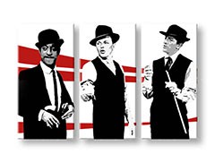 Ručne maľovaný POP Art obraz Rat Pack