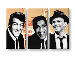 Ručne maľovaný POP Art obraz Rat Pack