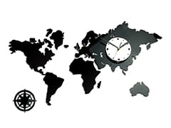 Moderné nástenné hodiny WORLD 