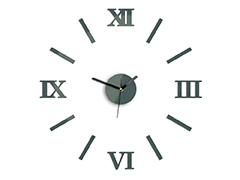 Moderné nástenné hodiny NUMBER gray