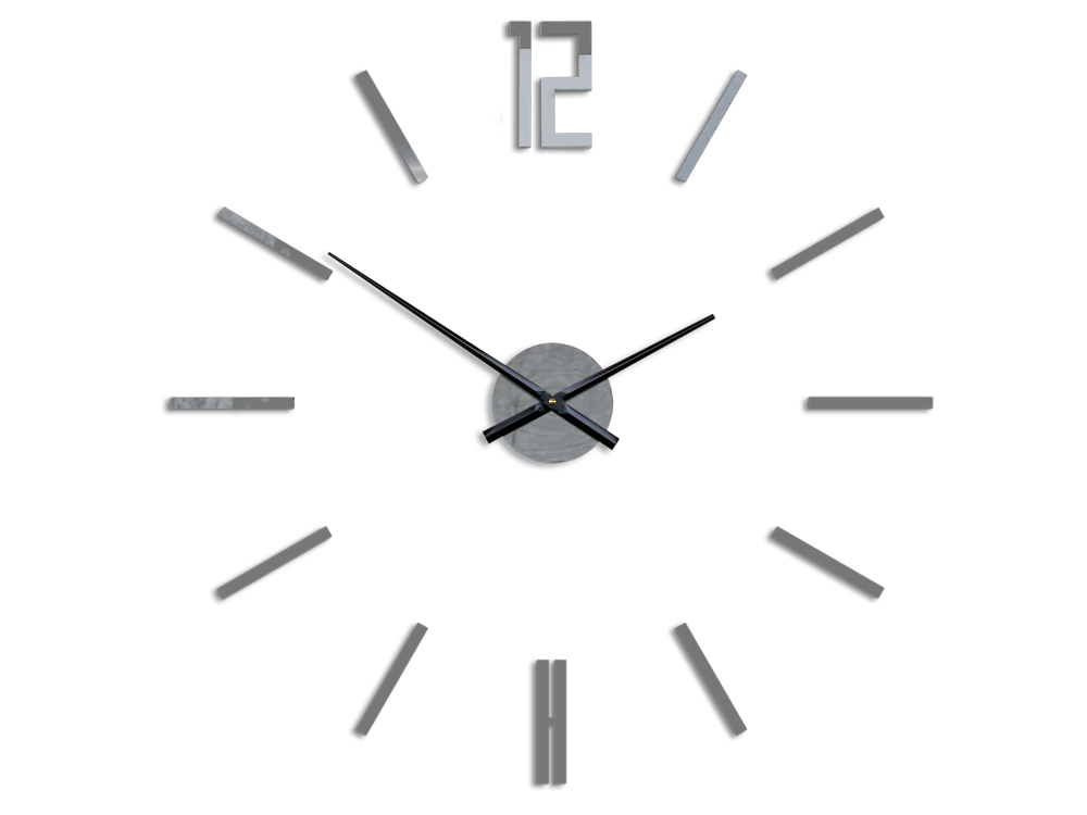 Moderné nástenné hodiny CARLO GRAY HMCNH057-gray