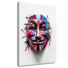 Obraz Anonymous Mask | Talianske plátno | rôzne rozmery
