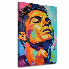 Obraz Cristiano Ronaldo - Energia víťaza | 100% originál domaľovaný akrylom